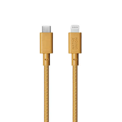 Native Union Belt Series Type-C to Lightning Charging Cable 3M Brown