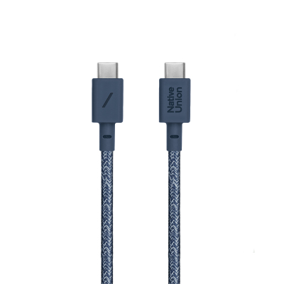 Native Union Belt Series Type-C to Type-C Charging Cable 1.2M Navy blue