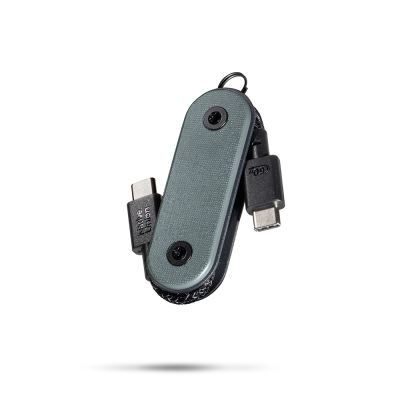 Native Union Pocket Cable Type-C to Type-C Hızlı Şarj Özellikli Anahtarlık Data ve Şarj Kablosu 60W Yeşil