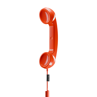 Native Union POP Phone Retro Telephone Handset with Type-C Port Red