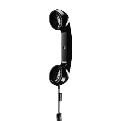 Native Union POP Phone Retro Telephone Handset with Type-C Port Black