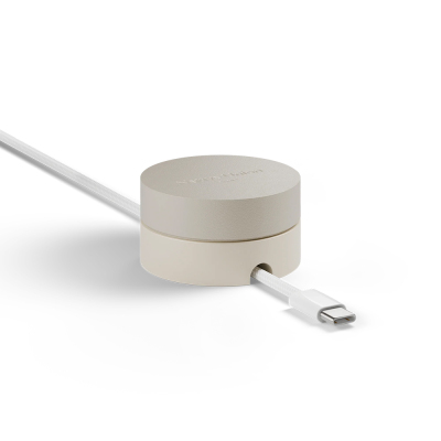 Native Union Weighter Single Metal Design Cable Organizer Cream