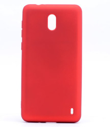 Nokia 2 Kılıf Zore Premier Silikon Kapak Kırmızı