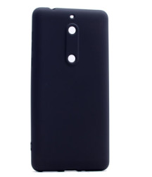 Nokia 5 Kılıf Zore Premier Silikon Kapak Siyah