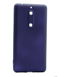 Nokia 5 Kılıf Zore Premier Silikon Kapak Lacivert