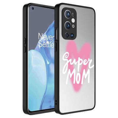 One Plus 9 Pro Case Mirror Patterned Camera Protected Glossy Zore Mirror Cover Süper Anne
