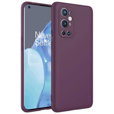 One Plus 9 Pro Case Zore Mara Lansman Cover Koyu Mor