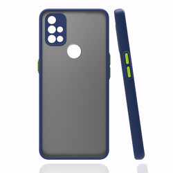 One Plus Nord N10 5G Case Zore Hux Cover Navy blue
