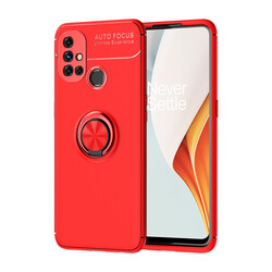 One Plus Nord N10 5G Case Zore Ravel Silicon Cover Red