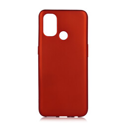 One Plus Nord N100 Case Zore Premier Silicon Cover Red