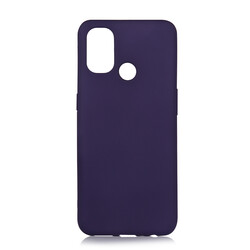 One Plus Nord N100 Case Zore Premier Silicon Cover Navy blue