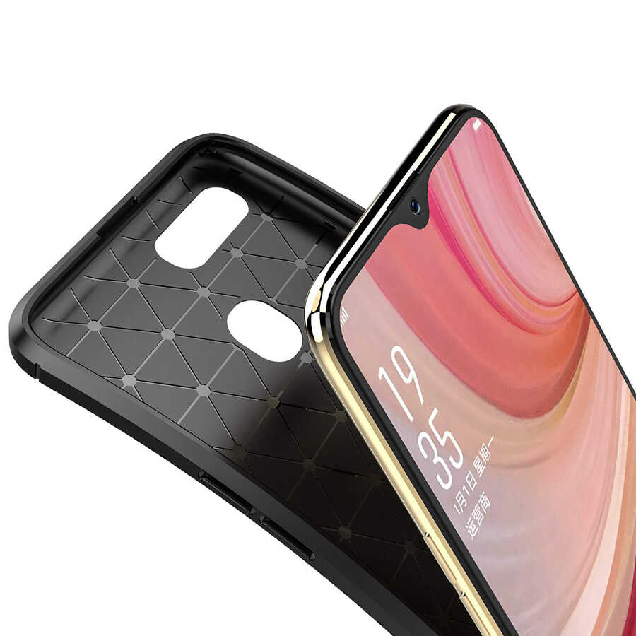 Oppo A12 Case Zore Negro Silicon Cover - 6