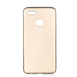 Oppo A12 Case Zore Premier Silicon Cover Gold
