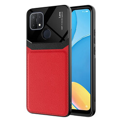 Oppo A15 Case ​Zore Emiks Cover Red