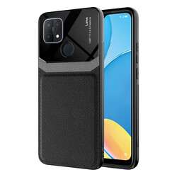 Oppo A15 Case ​Zore Emiks Cover Black