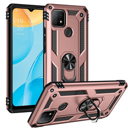 Oppo A15 Case Zore Vega Cover Rose Gold