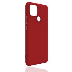 Oppo A15S Case Zore Biye Silicon Red