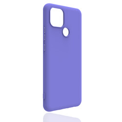 Oppo A15S Case Zore Biye Silicon Purple