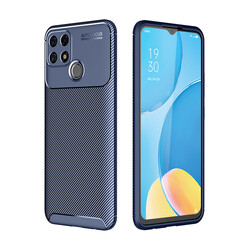 Oppo A15S Case Zore Negro Silicon Cover Navy blue