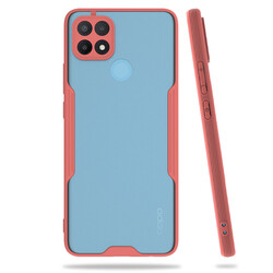 Oppo A15S Case Zore Parfe Cover Pink