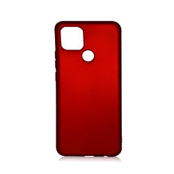 Oppo A15S Case Zore Premier Silicon Cover Red