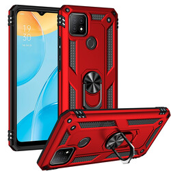 Oppo A15S Case Zore Vega Cover Red