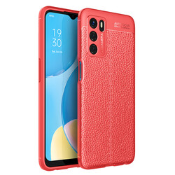 Oppo A16 Case Zore Niss Silicon Cover Red