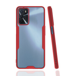 Oppo A16 Case Zore Parfe Cover Red