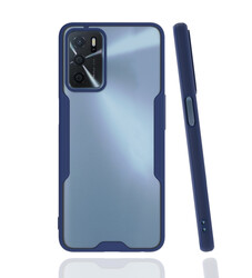 Oppo A16 Case Zore Parfe Cover Navy blue
