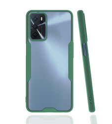 Oppo A16 Case Zore Parfe Cover Dark Green