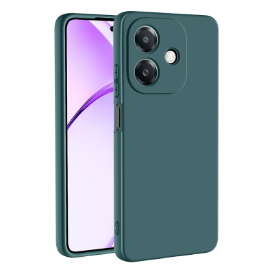 Oppo A3 4G Case Zore Mara Launch Cover Dark Green