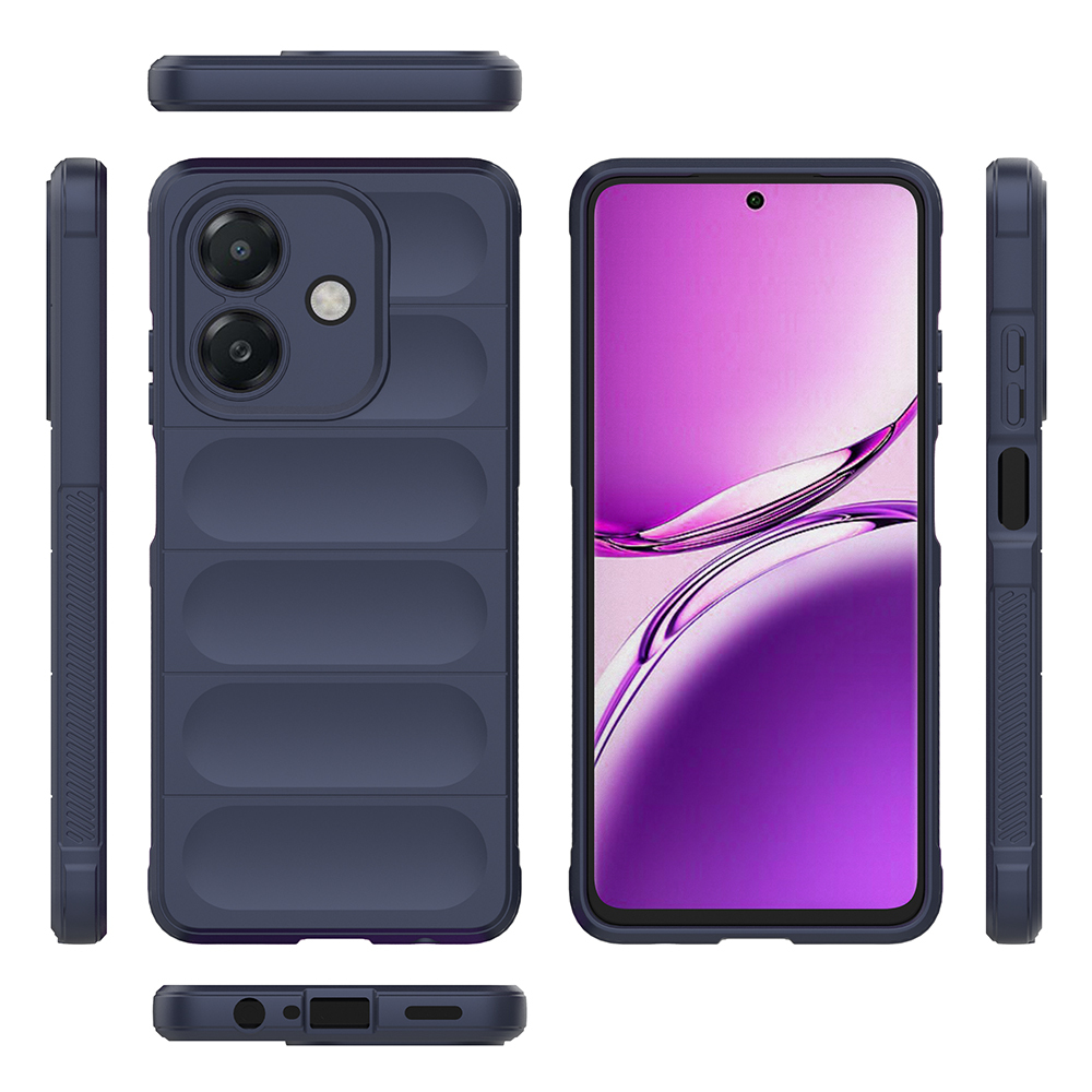 Oppo A3 Case Flexible TPU Hollow Back Surface Design Zore Etnik Silicone Cover - 25