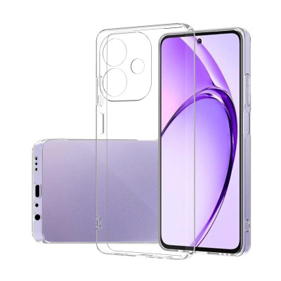 Oppo A3 Case Zore Super Silicone Cover Şeffaf