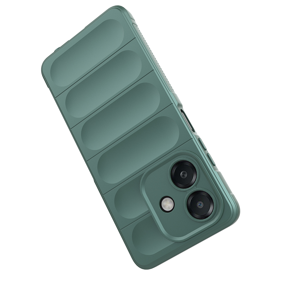 Oppo A3 Kılıf Esnek TPU Oyuklu Arka Yüzey Tasarımlı Zore Etnik Silikon Kapak - 14