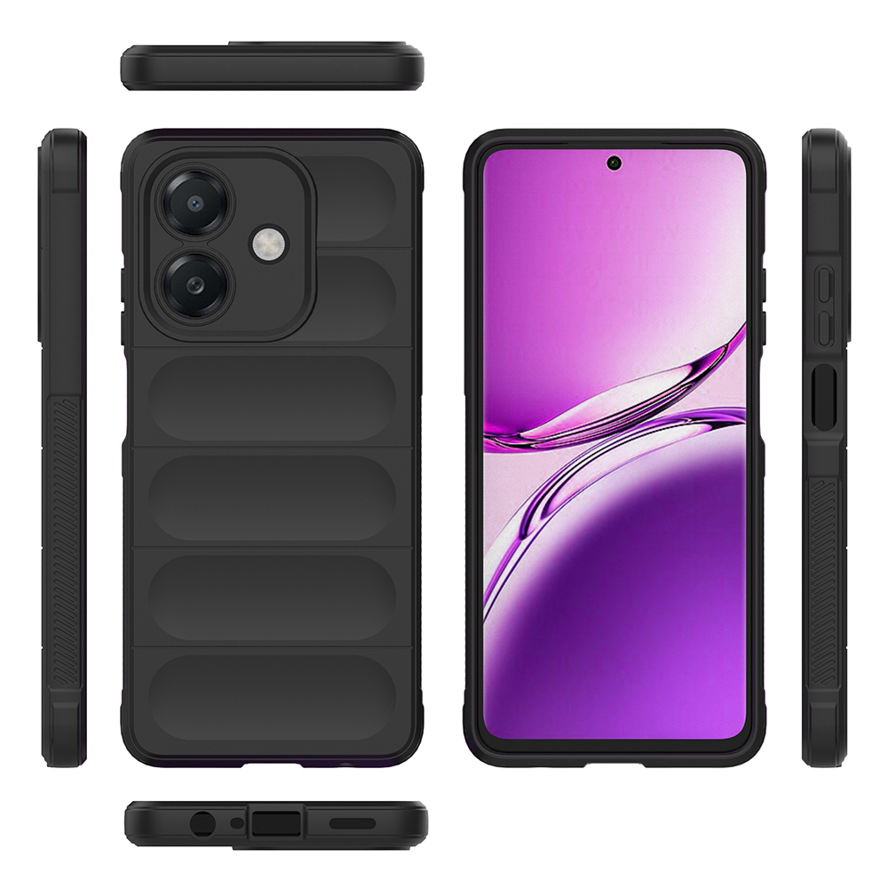 Oppo A3 Kılıf Esnek TPU Oyuklu Arka Yüzey Tasarımlı Zore Etnik Silikon Kapak - 23