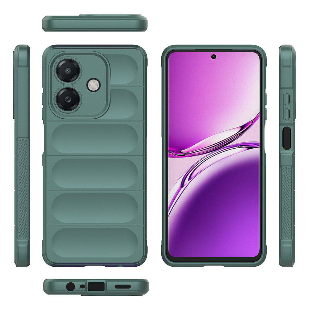 Oppo A3 Kılıf Esnek TPU Oyuklu Arka Yüzey Tasarımlı Zore Etnik Silikon Kapak - 24