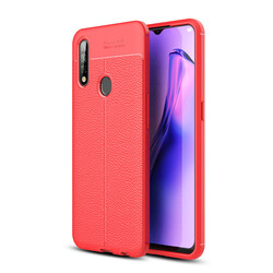 Oppo A31 Case Zore Niss Silicon Cover Red