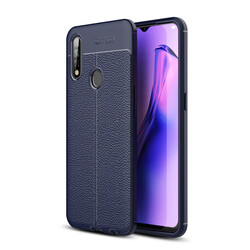 Oppo A31 Case Zore Niss Silicon Cover Navy blue