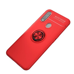 Oppo A31 Case Zore Ravel Silicon Cover Red