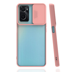 Oppo A36 Case Zore Lensi Cover Light Pink