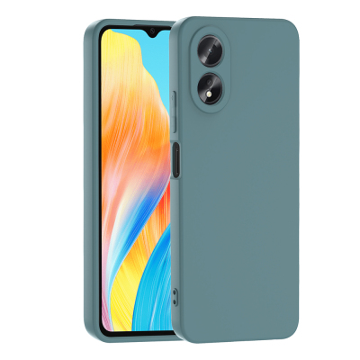 Oppo A38 Case Zore Mara Launch Cover Dark Green