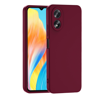 Oppo A38 Case Zore Mara Launch Cover Koyu Mor