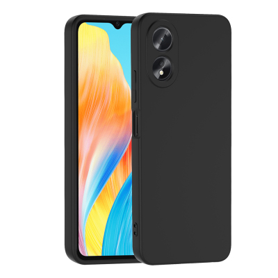 Oppo A38 Case Zore Mara Launch Cover Black