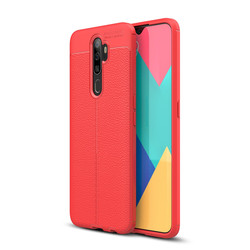 Oppo A5 2020 Case Zore Niss Silicon Cover Red