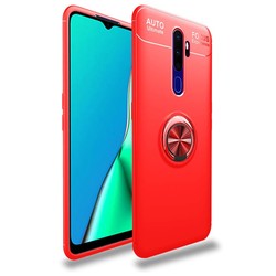 Oppo A5 2020 Case Zore Ravel Silicon Cover Red