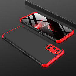 Oppo A52 Case Zore Ays Cover Black-Red