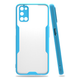 Oppo A52 Case Zore Parfe Cover Blue