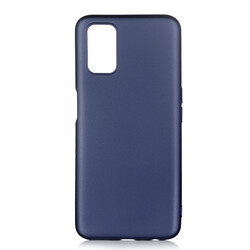 Oppo A52 Case Zore Premier Silicon Cover Navy blue