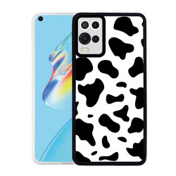 Oppo A54 4G Case Zore M-Fit Patterned Cover Cow No1
