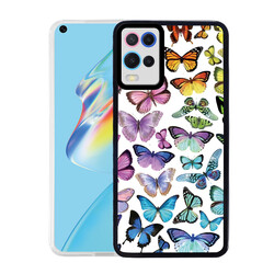 Oppo A54 4G Case Zore M-Fit Patterned Cover Butterfly No3